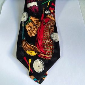 Addicted to Golf Tie